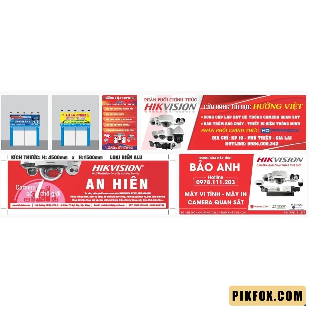 4+ Bảng hiệu camera