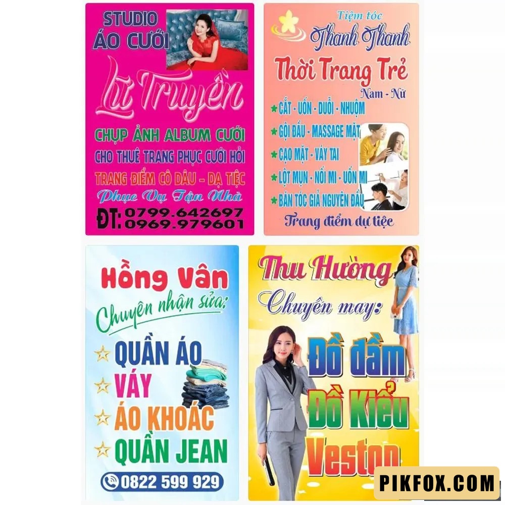 4+ Biển vẫy cửa hàng thời trang