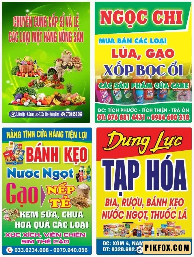 4+ Biển vẫy tạp hóa