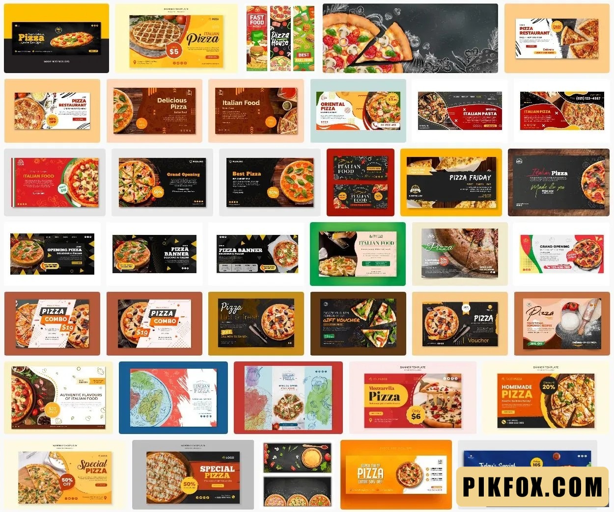 40+ Banner pizza