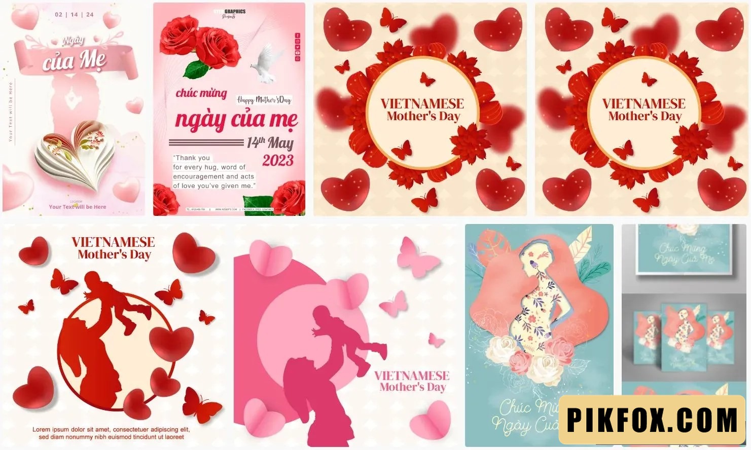 45+ Poster ngày của mẹ ở việt nam