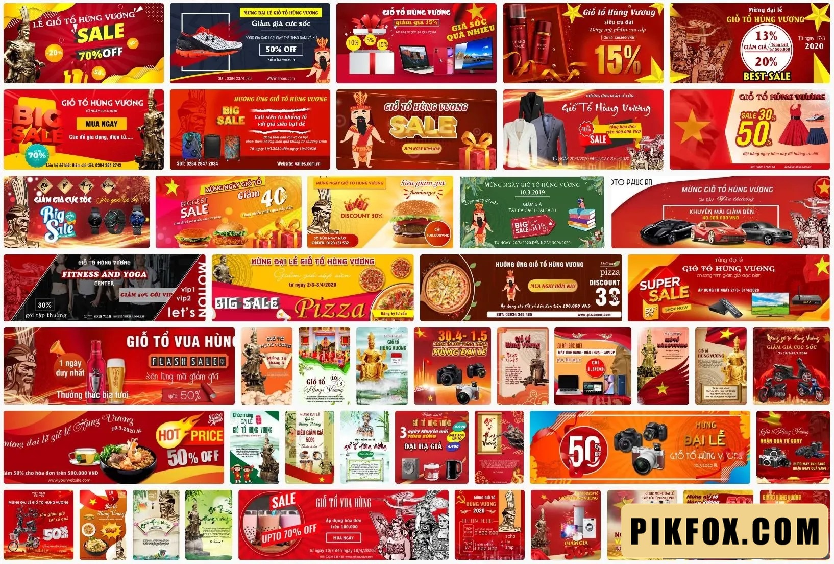 48+ Banner Giỗ Tổ Hùng Vương