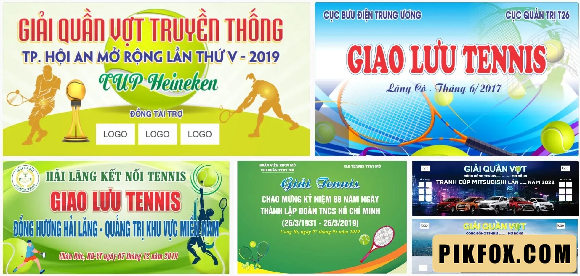 5+ Backdrop giải tennis