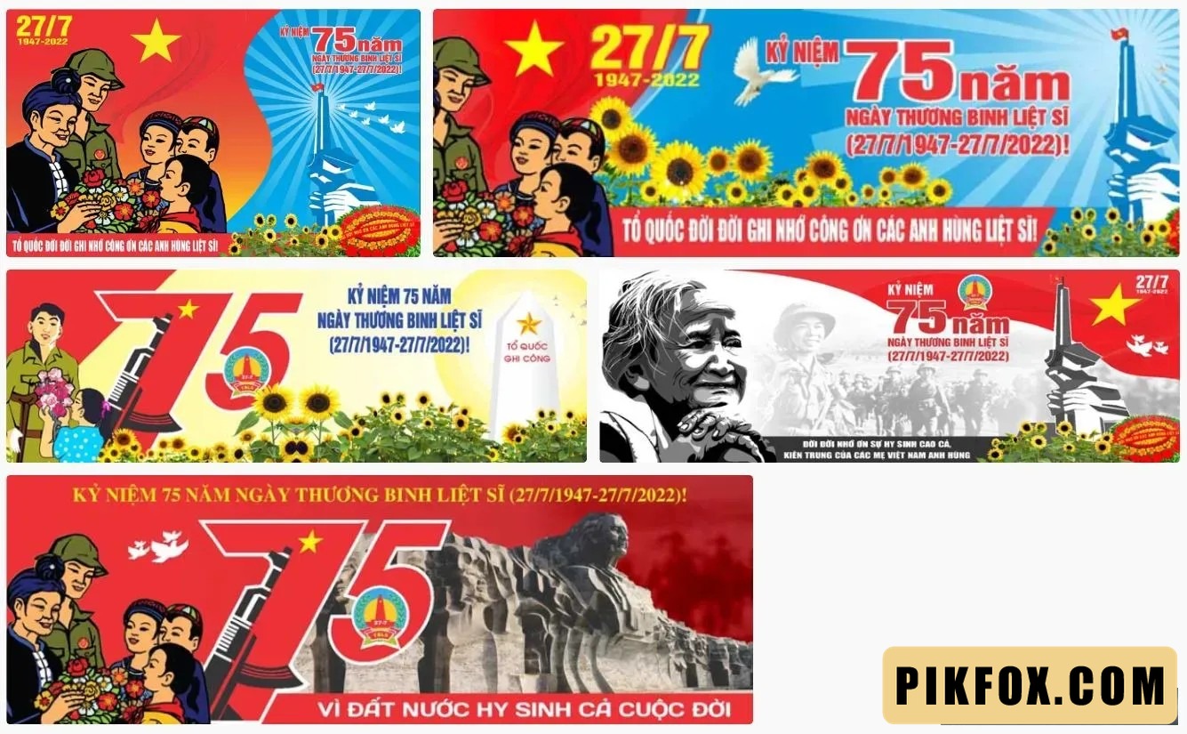 5+ Pano kỷ niệm ngày thương binh liệt sĩ