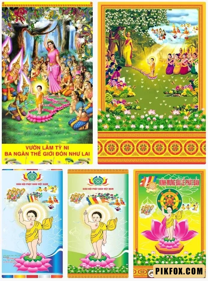 5+ Pano ngày Lễ Phật Đản
