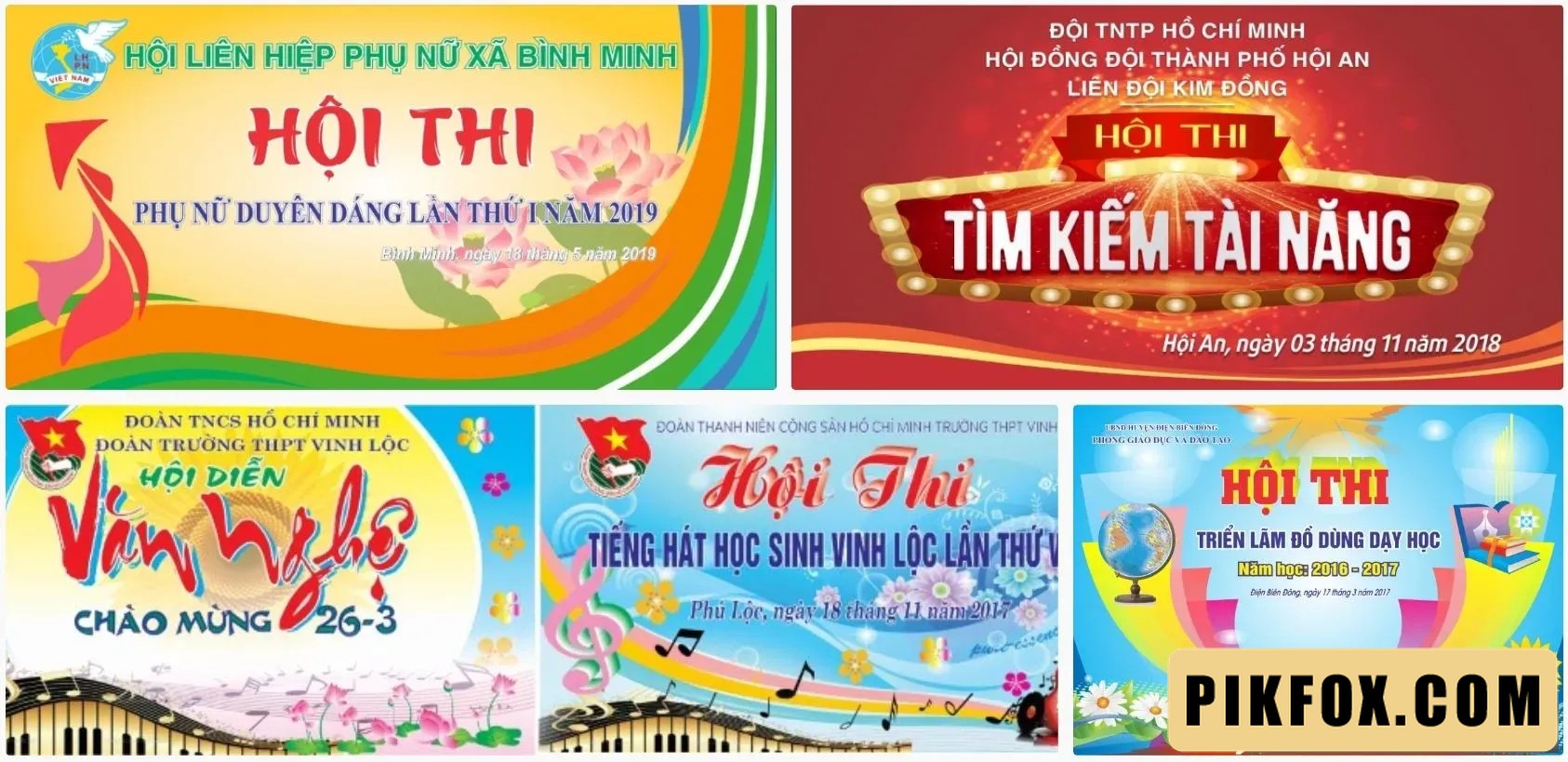5+ Phông nền hội thi