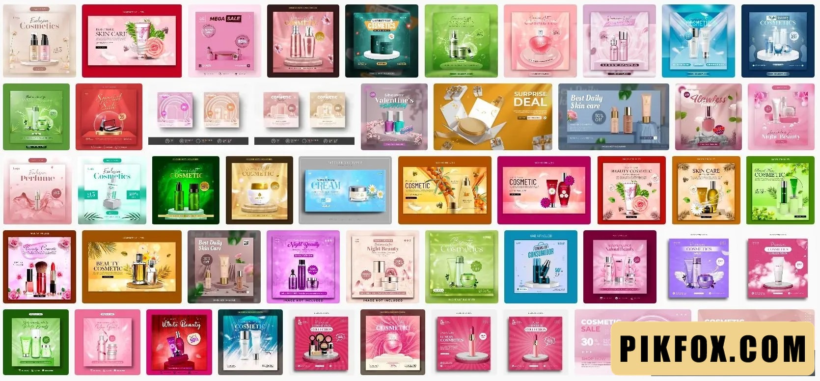 50+ Banner mỹ phẩm quảng cáo đẹp