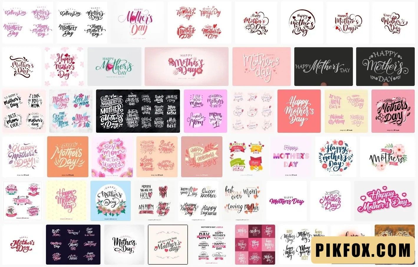 50+ Typography Ngày Của Mẹ