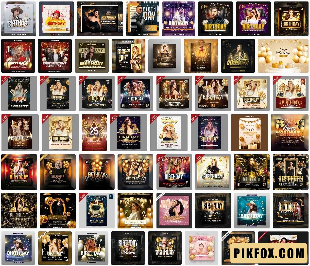 55+ Poster sinh nhật