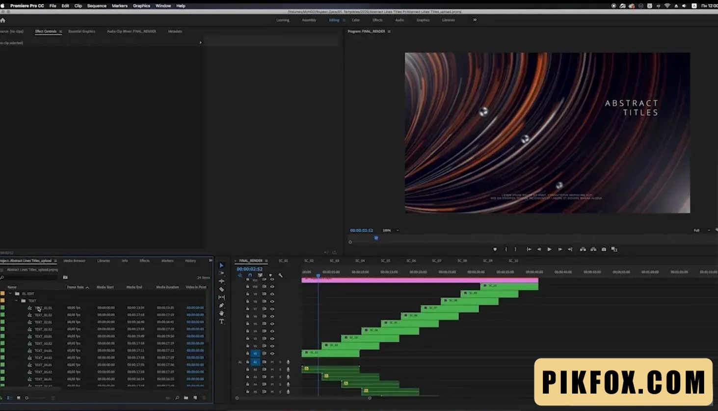 6+ Abstracts Template Premiere Pro