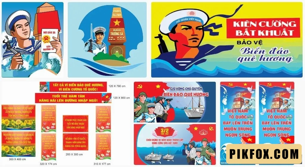 6+ Tranh cổ động biển đảo