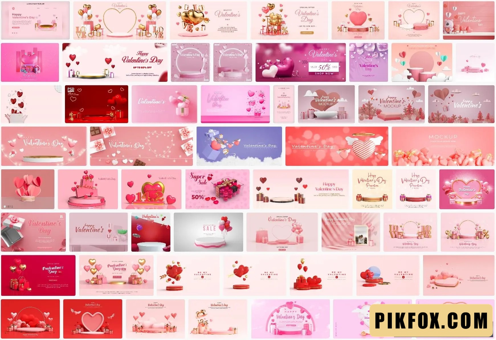 98+ Valentine 3D Background