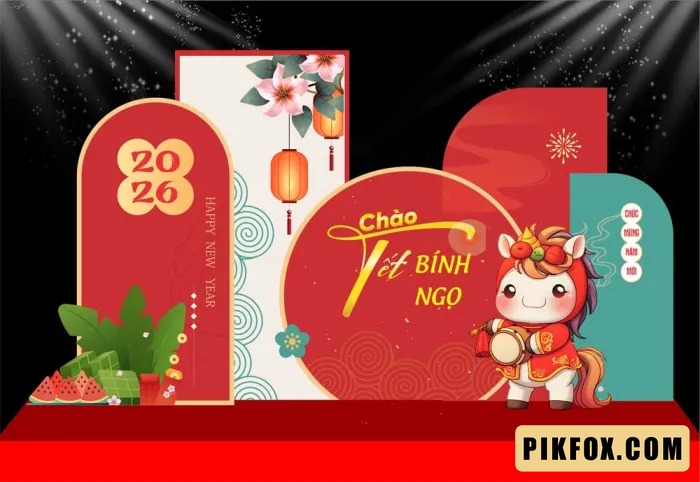 Backdrop checkin Tết 2026 (41)