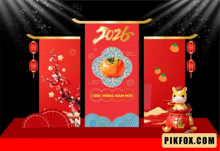 Backdrop checkin Tết 2026 (66)