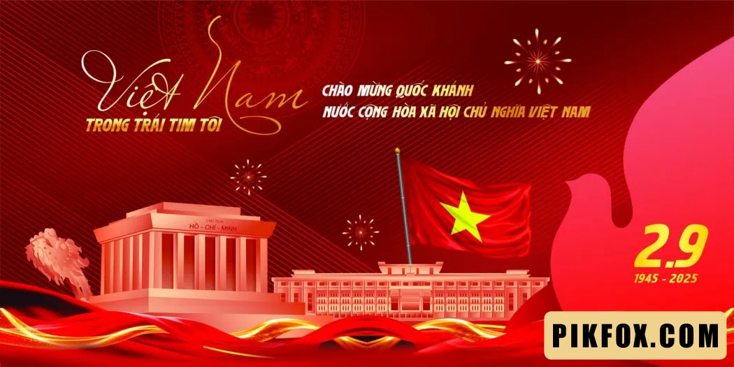 Backdrop - Pano chào mừng Quốc Khánh 2-9 (1)