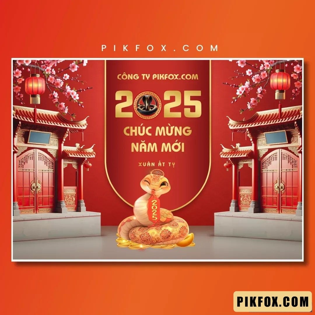 Backdrop sân khấu Tết 2025 (2)