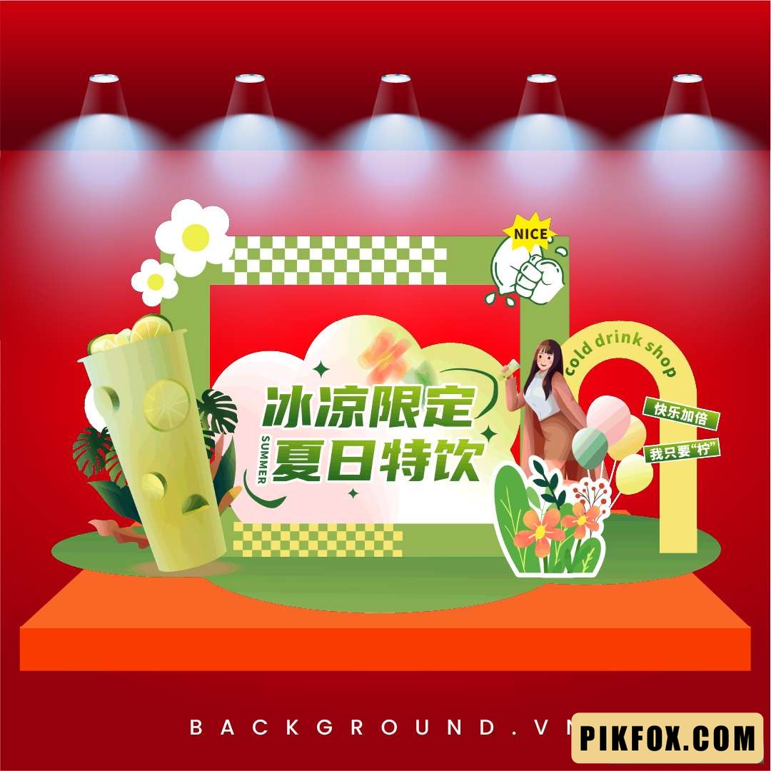 Background decor ở bãi biển (2)