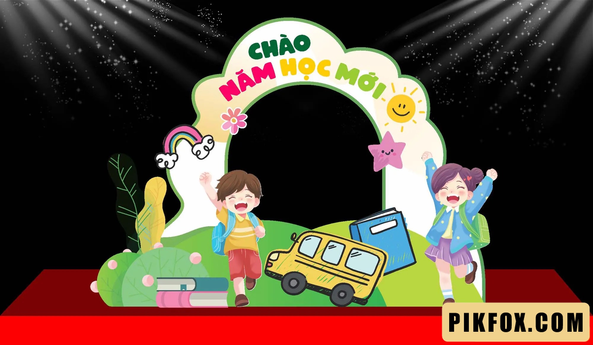 Background khai giảng trường mầm non 2025 (4)