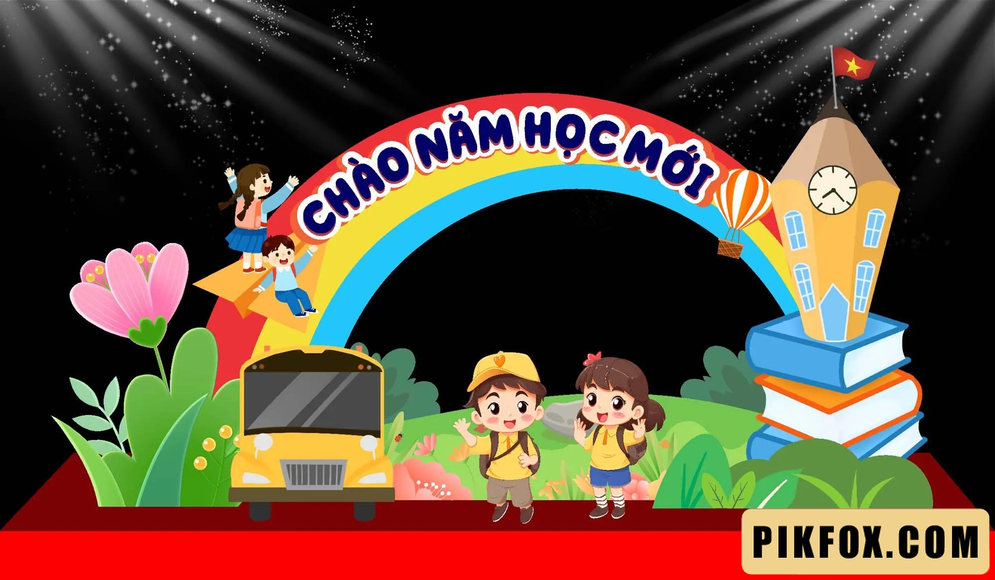Background khai giảng trường mầm non 2025 (7)