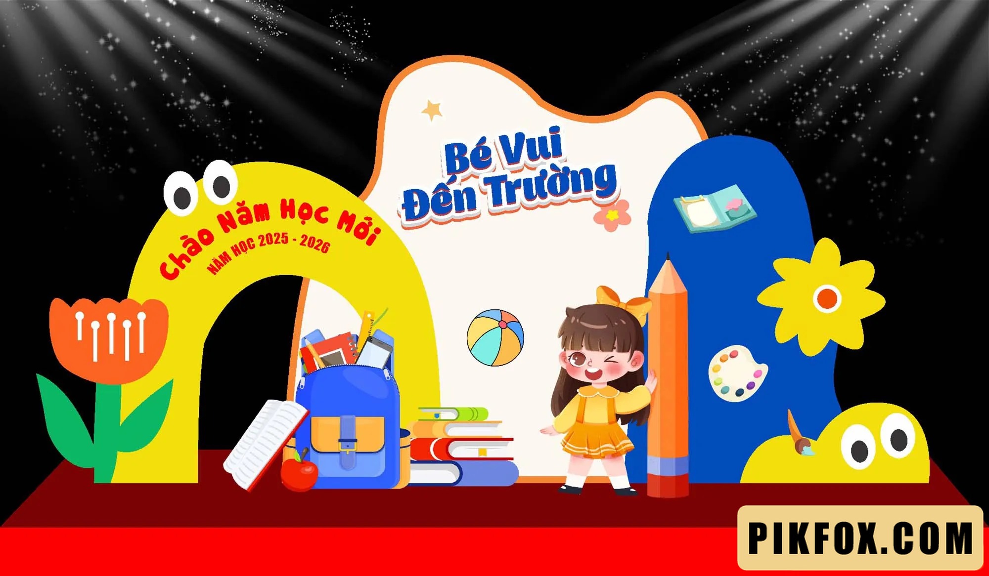 Background khai giảng trường mầm non 2025 (8)