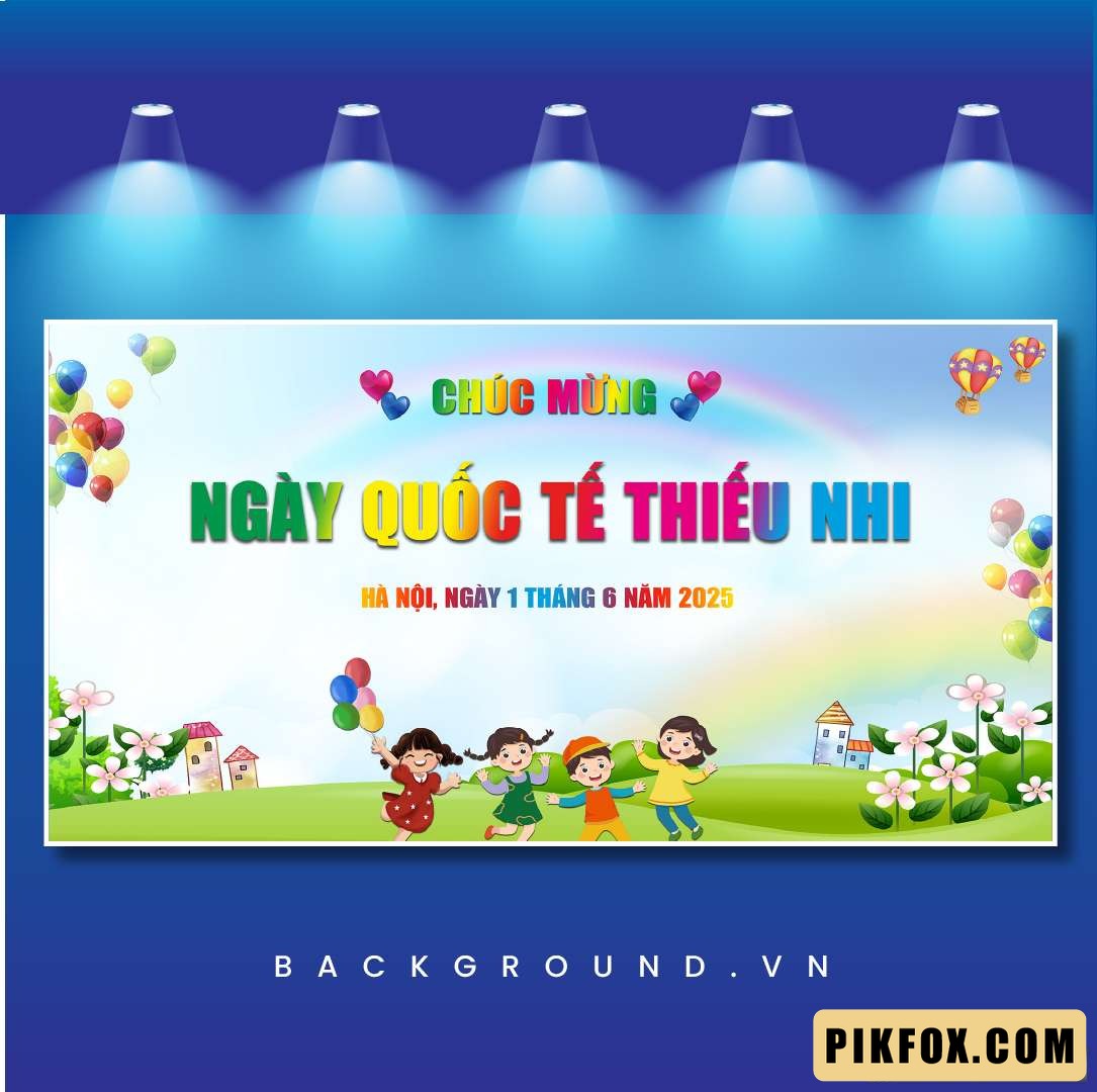Background Ngày 1-6 Trang Trí Sân Khấu Thiếu Nhi (26)