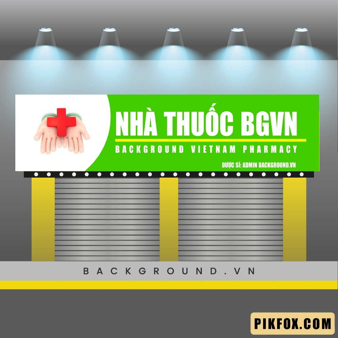 Biển quảng cáo nhà thuốc tone trắng xanh chuẩn ngành (5)