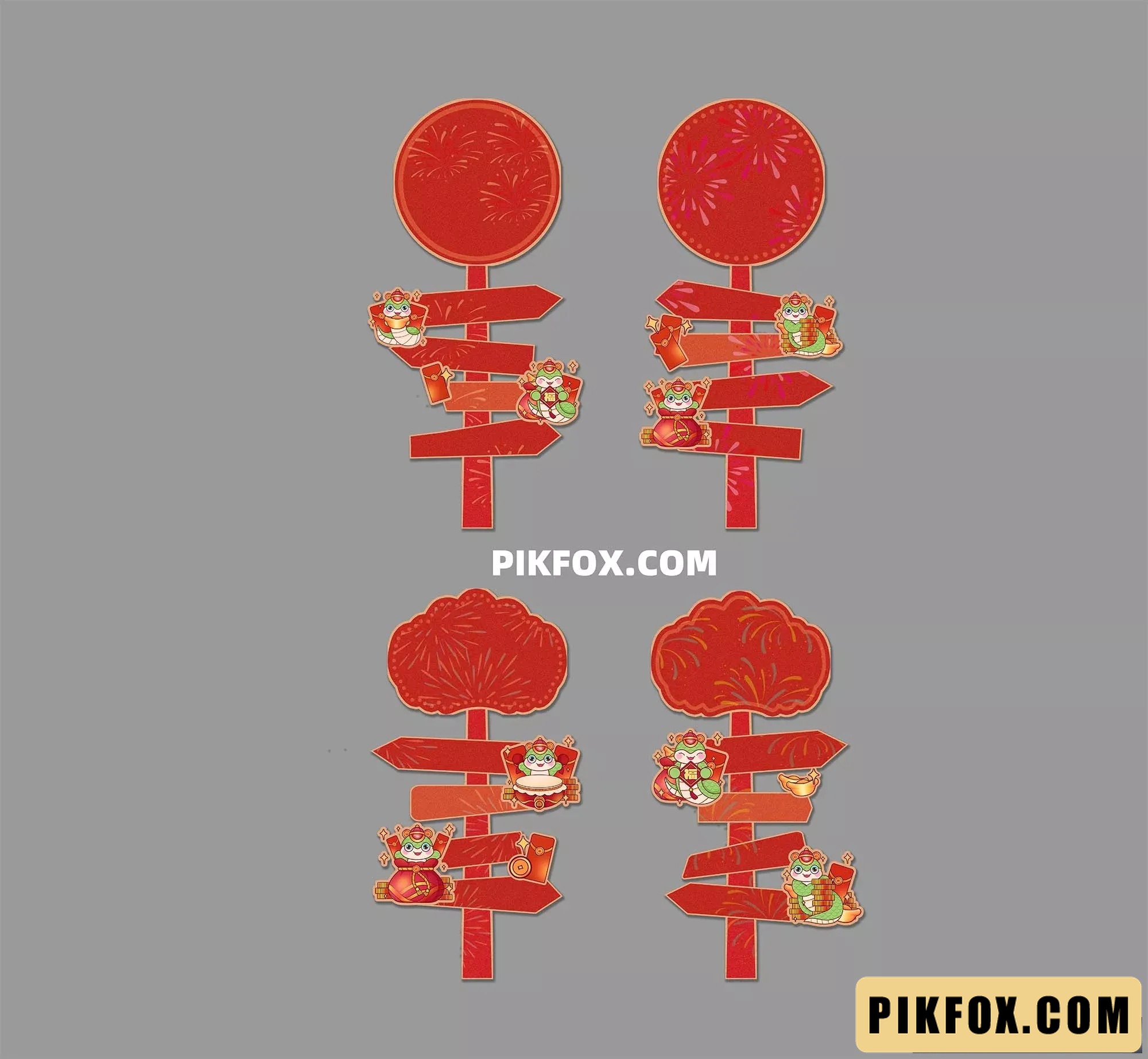 Cột chỉ đường tết 2025