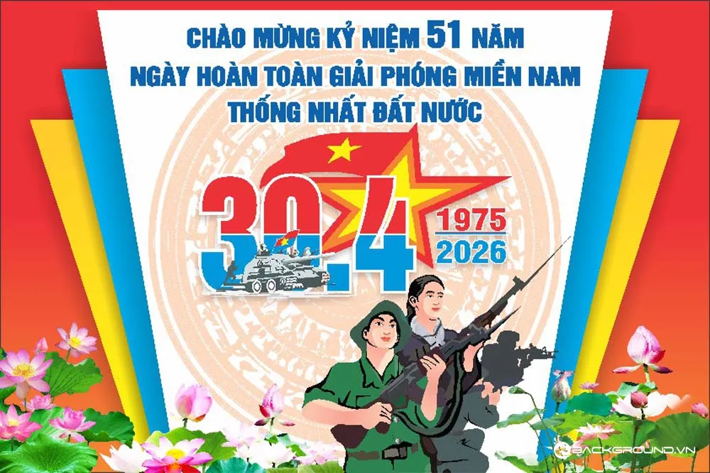 Pano chào mừng kỷ niệm 30-4-2026 (2)