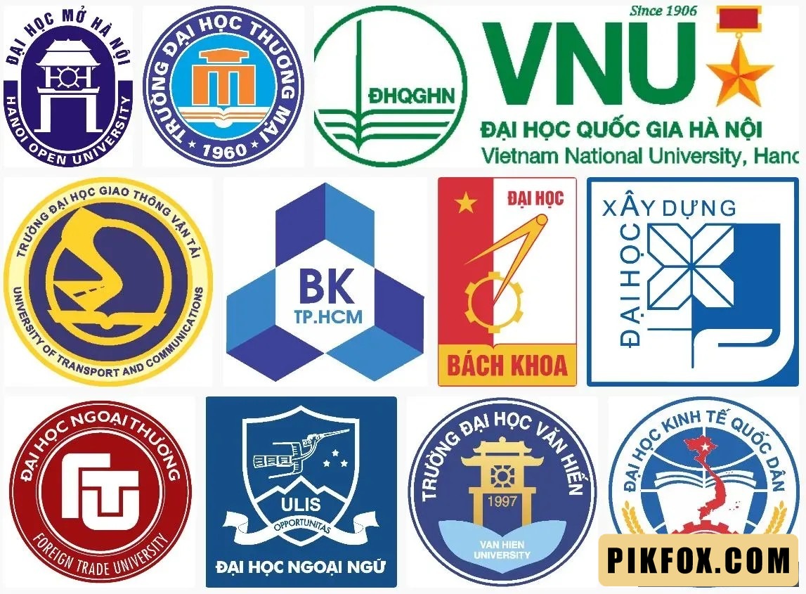 Logo các trường đại học Việt Nam