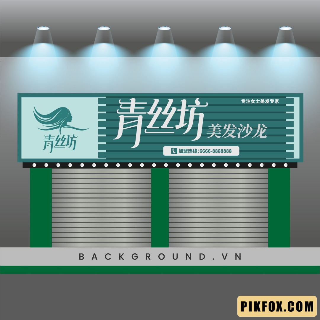 Mẫu biển hiệu hair salon (1)