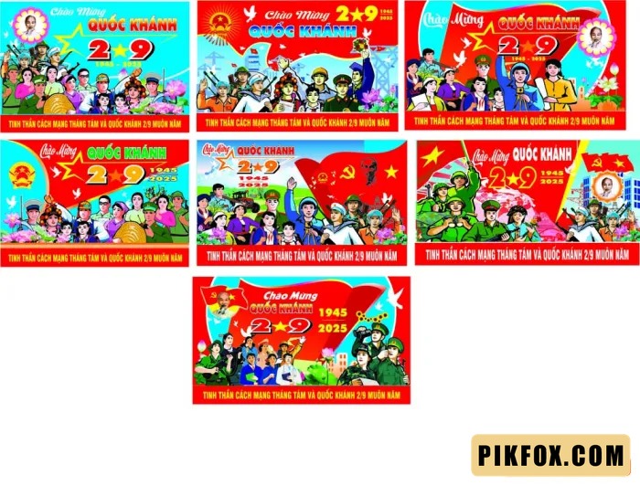 Pano chào mừng Quốc khánh 2-9