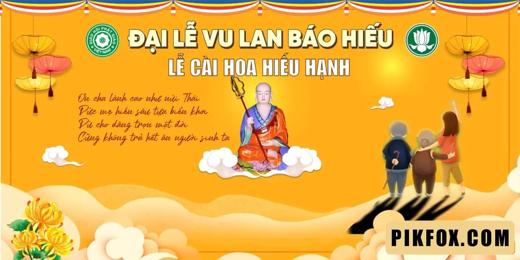 Phông nền - backdrop Lễ Vu Lan (14)