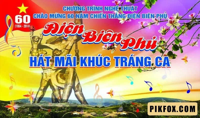 Phông nền chiến thắng điện biên phủ 7-5-1954