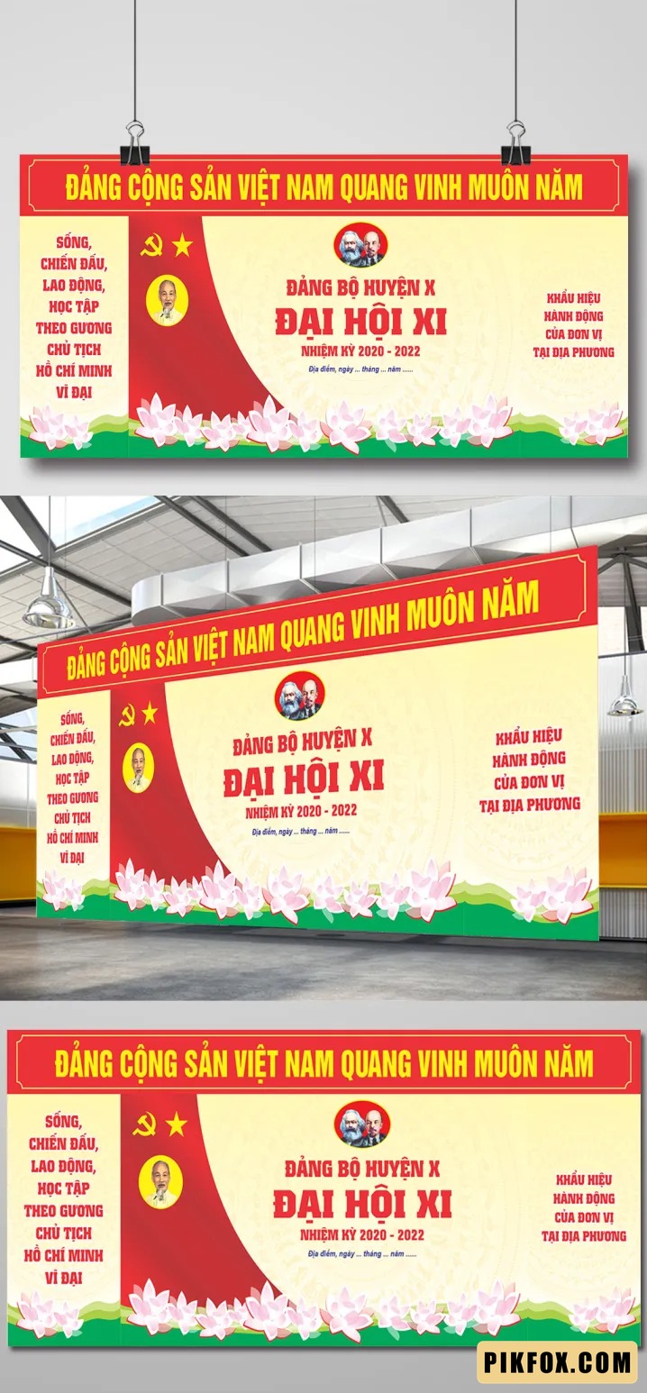 Phông nền đại hội Đảng (2)