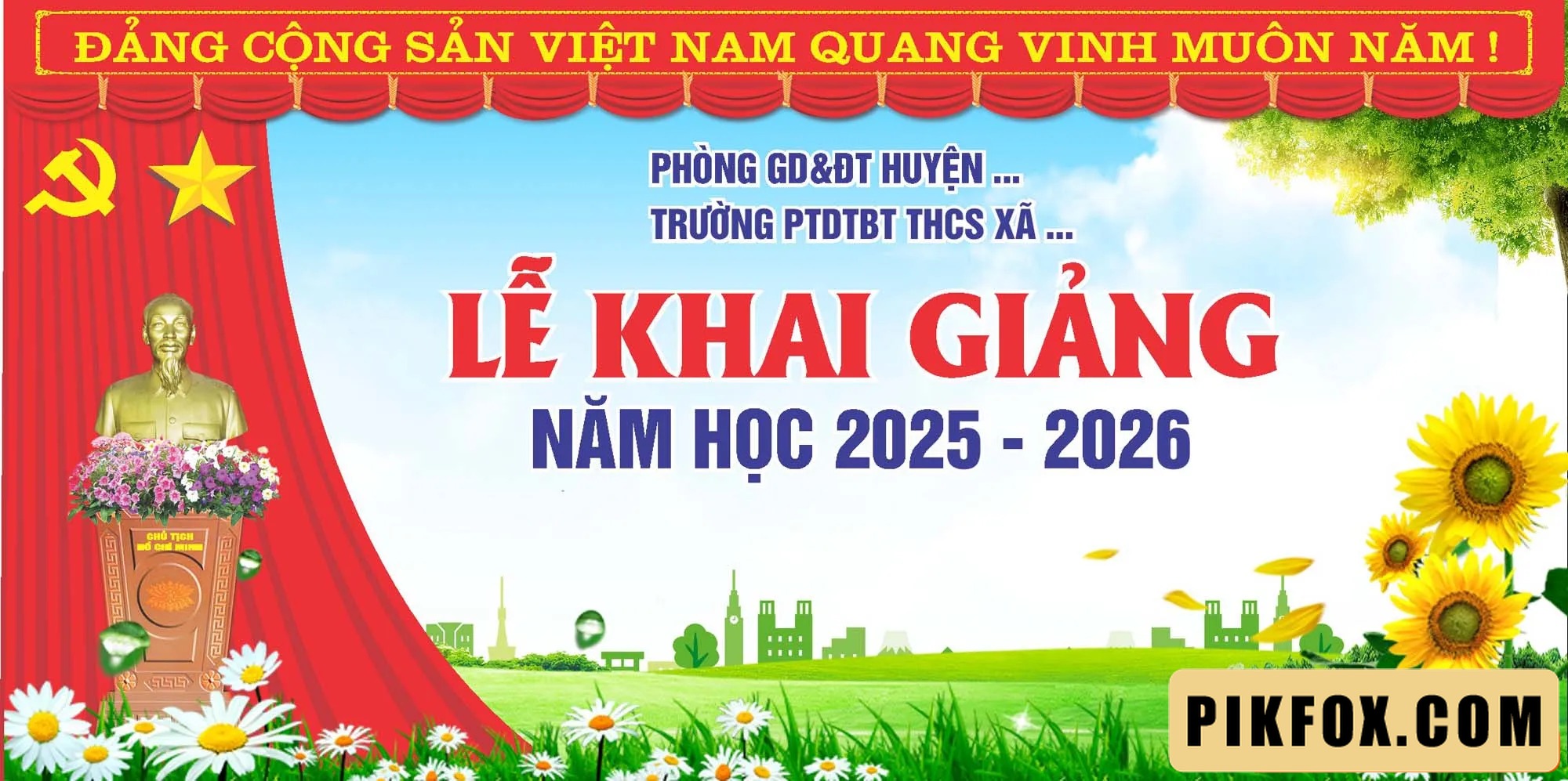 Phông nền khai giảng THPT 2025 (7)