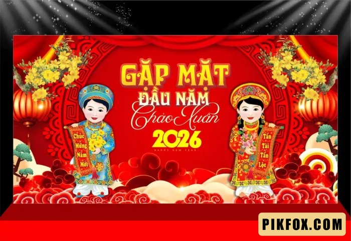 Phong Nen Tiec Cuoi Nam - Gala Dinner - Year End Party 2026 (10)