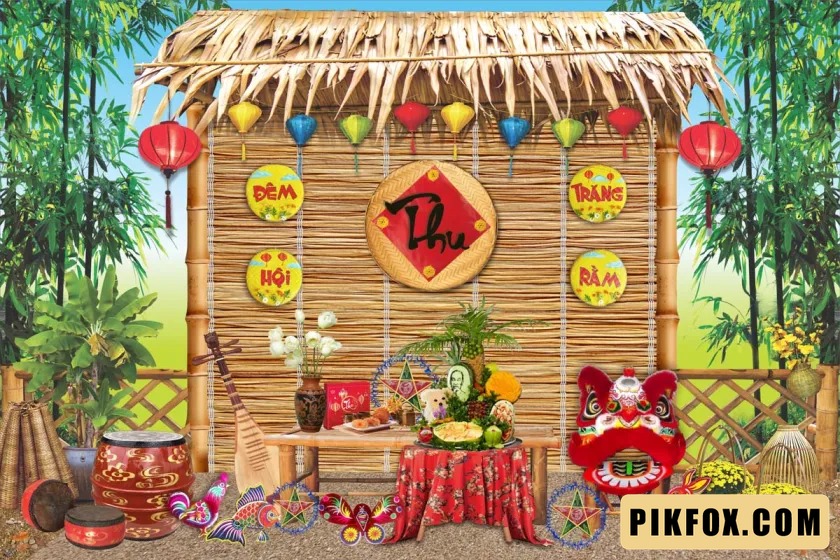 Tiểu cảnh tết trung thu 2025 (4)