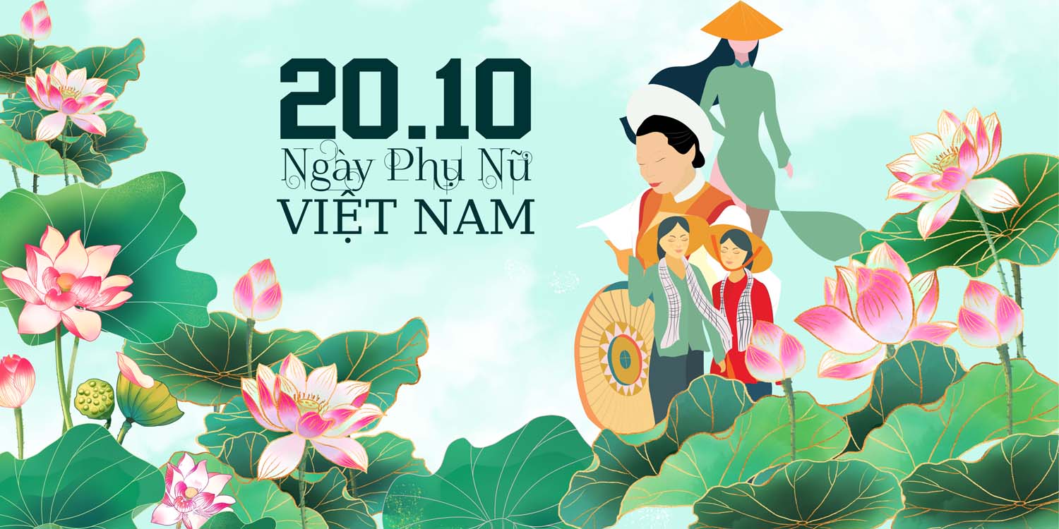 Phông nền sân khấu ngày Phụ Nữ Viêt Nam 20-10 (11)