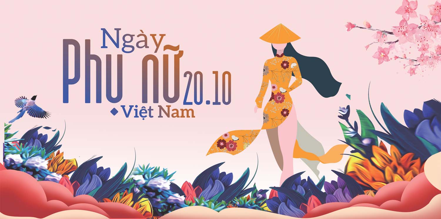 Phông nền sân khấu ngày Phụ Nữ Viêt Nam 20-10 (16)