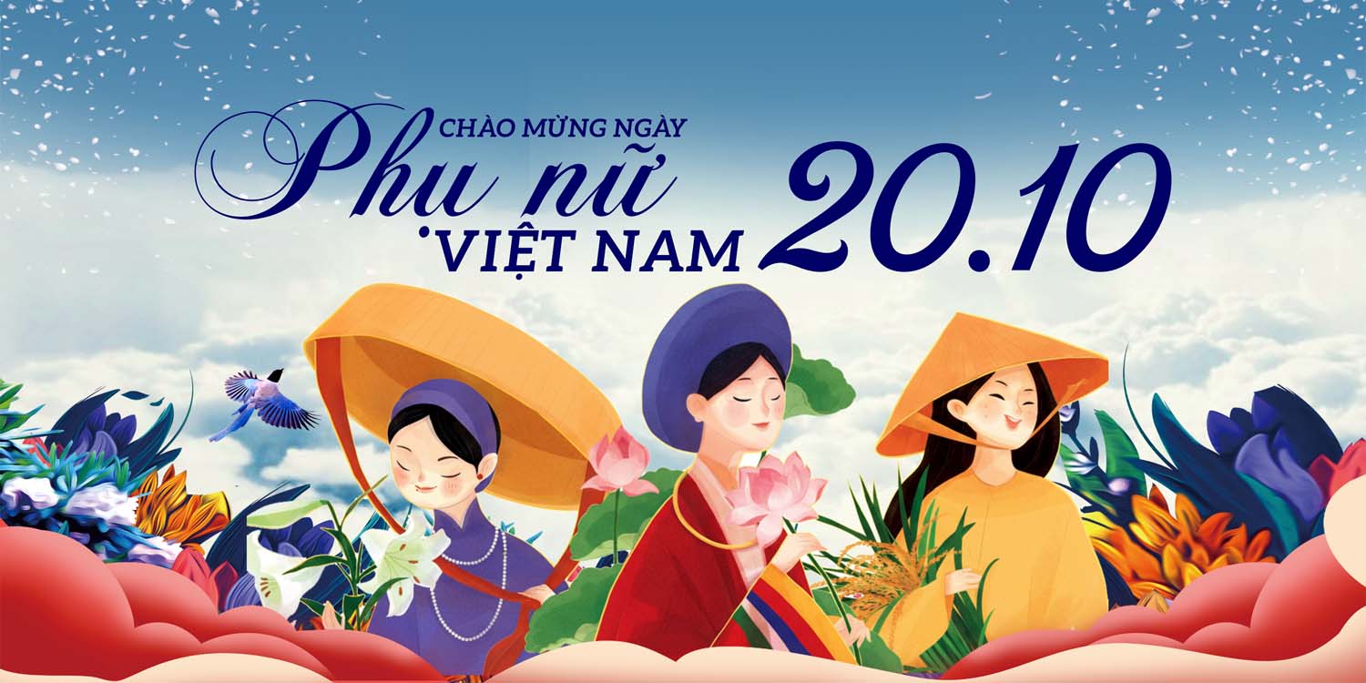 Phông nền sân khấu ngày Phụ Nữ Viêt Nam 20-10 (23)