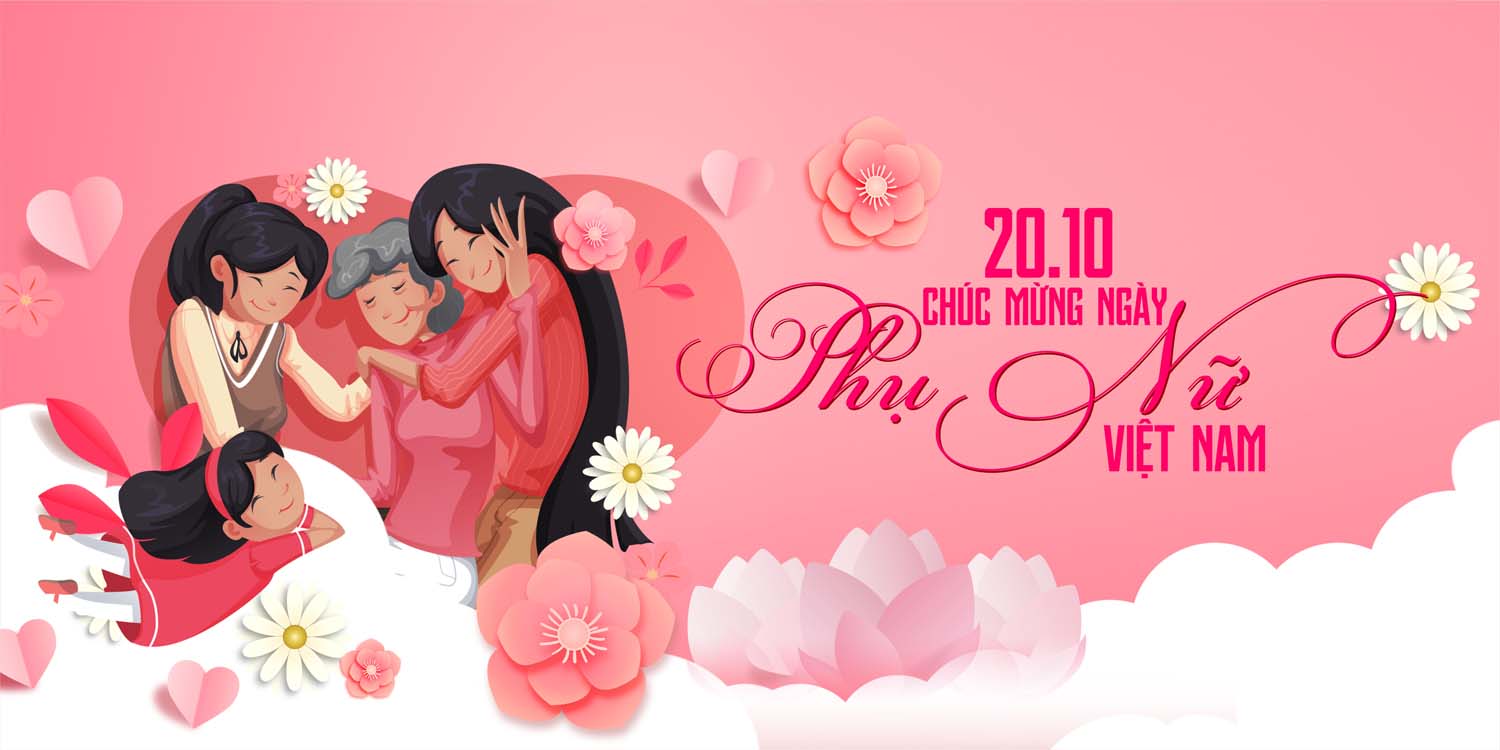 Phông nền sân khấu ngày Phụ Nữ Viêt Nam 20-10 (28)
