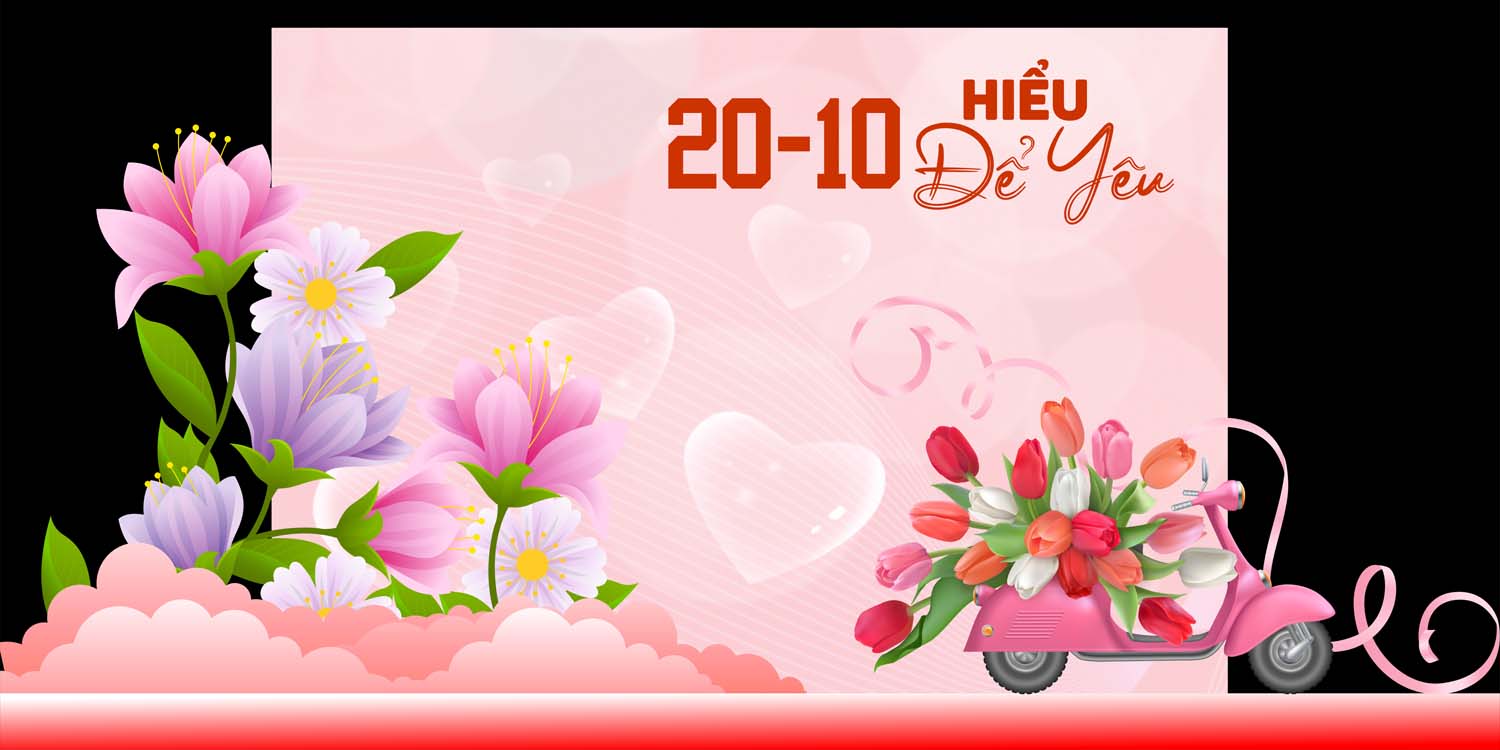 Phông nền sân khấu ngày Phụ Nữ Viêt Nam 20-10 (29)