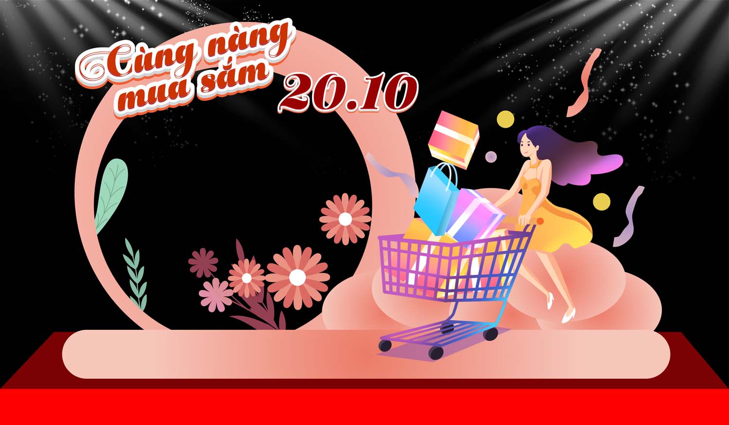 Phông nền sân khấu ngày Phụ Nữ Viêt Nam 20-10 (7)