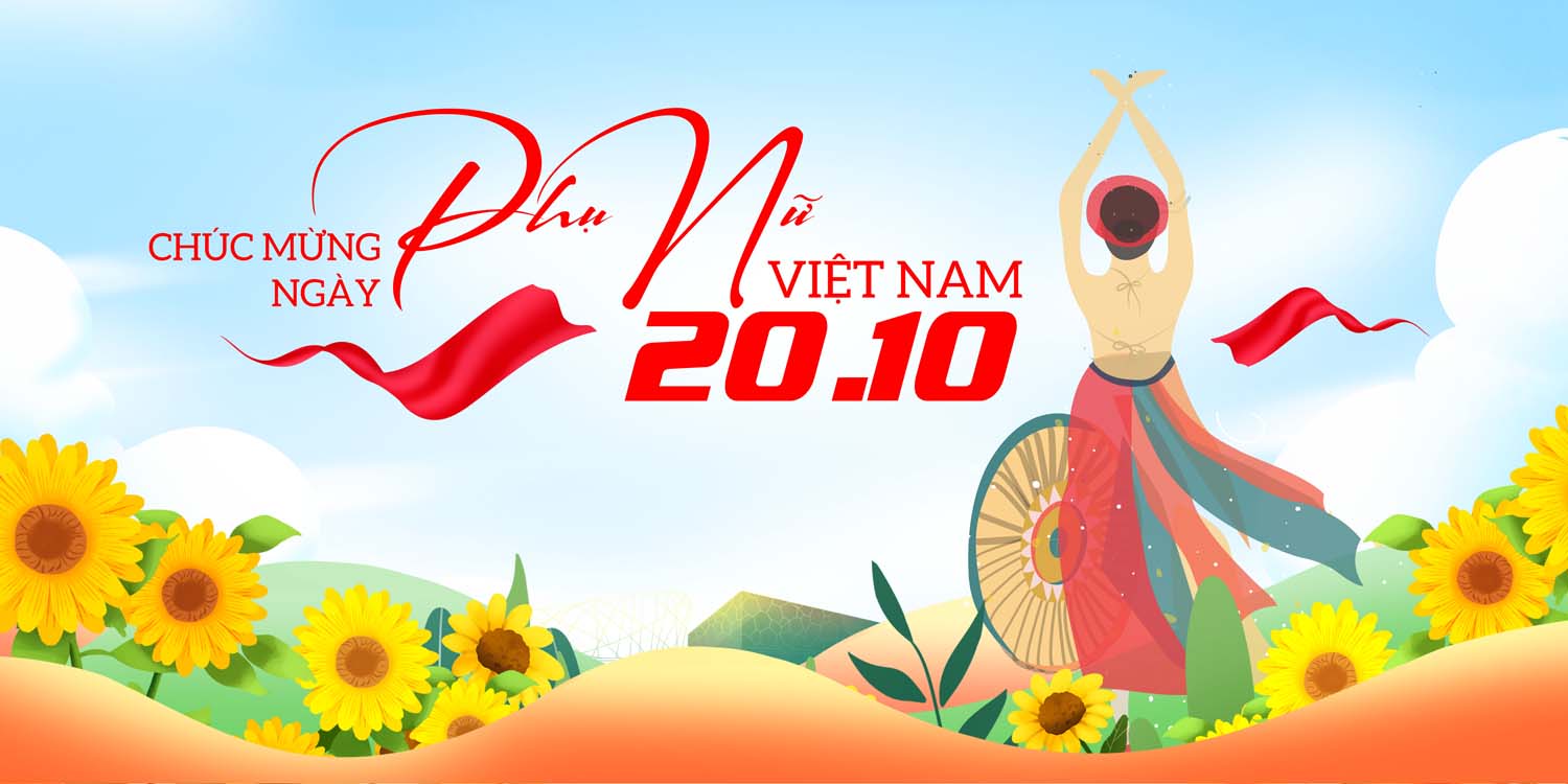 Phông nền sân khấu ngày Phụ Nữ Viêt Nam 20-10 (8)