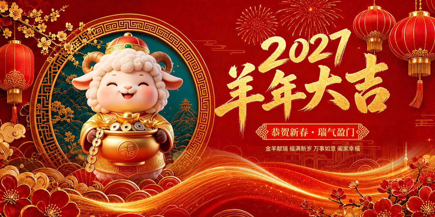Phông nền sân khấu Tết Nguyên Đán 2027 (2)