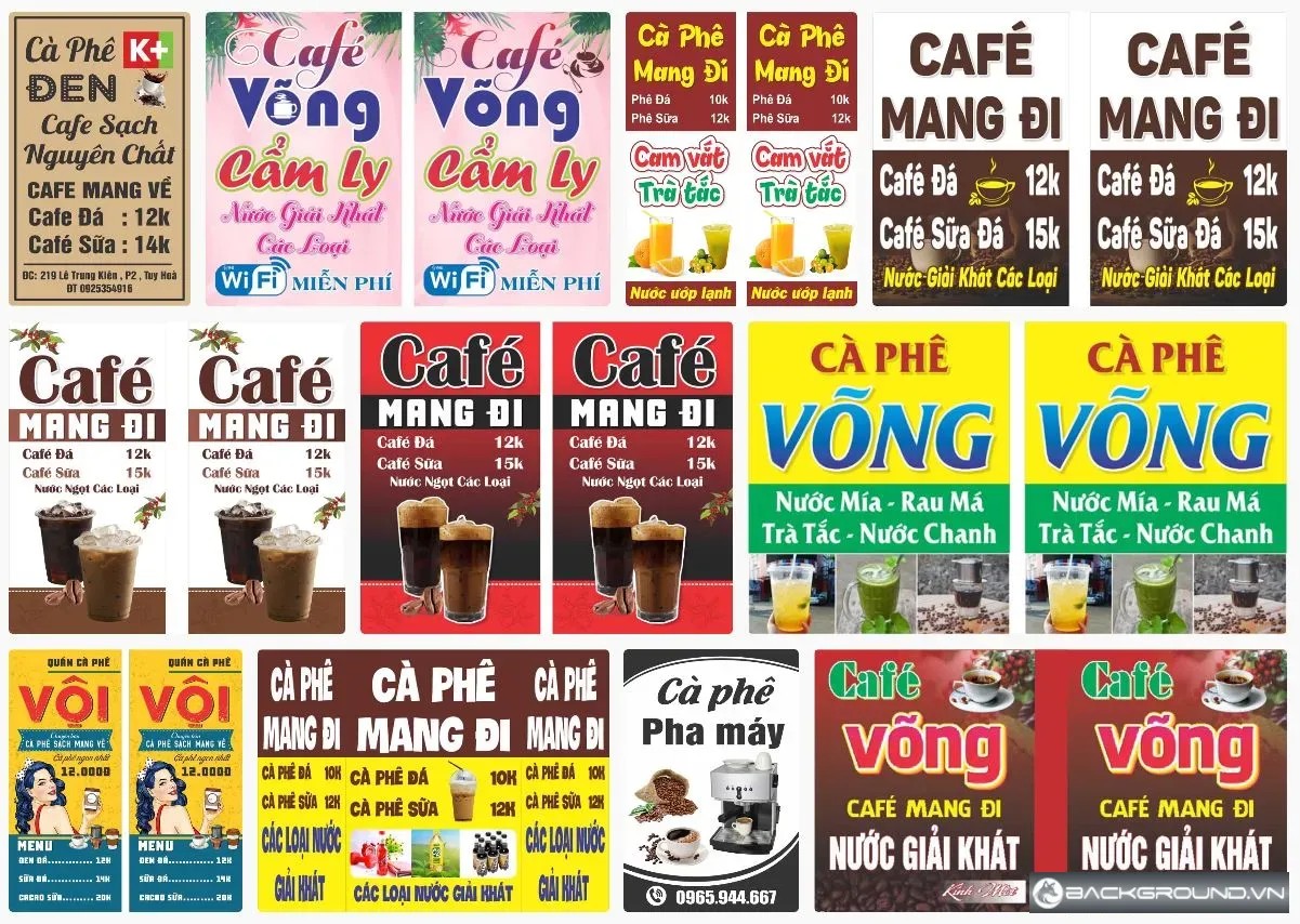 11+ biển vẫy cafe đẹp