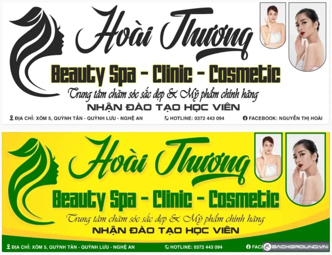 2+ Biển hiệu spa