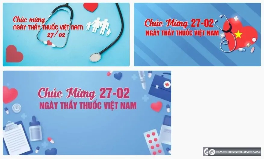 3+ Phông nền ngày thầy thuốc Việt Nam