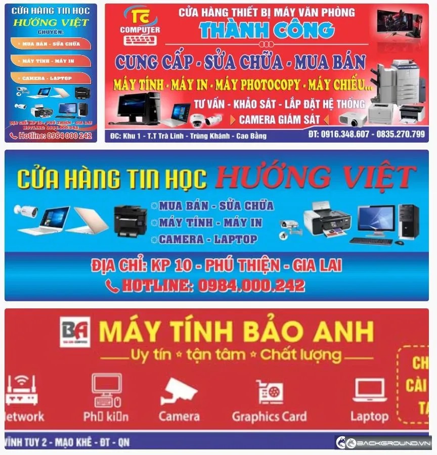 4+ Bảng hiệu máy tính