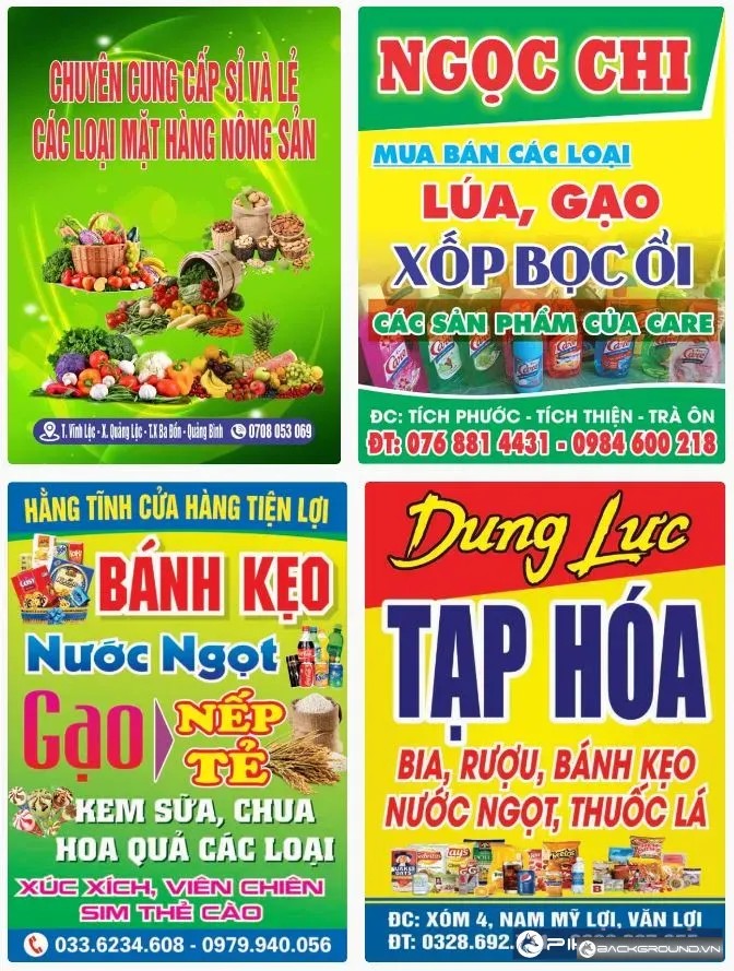 4+ Biển vẫy tạp hóa